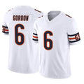 Kooe C.Bears #6 Kyler Gordon Player White Vapor F.U.S.E. Limited Home Game Stitched Jerseys