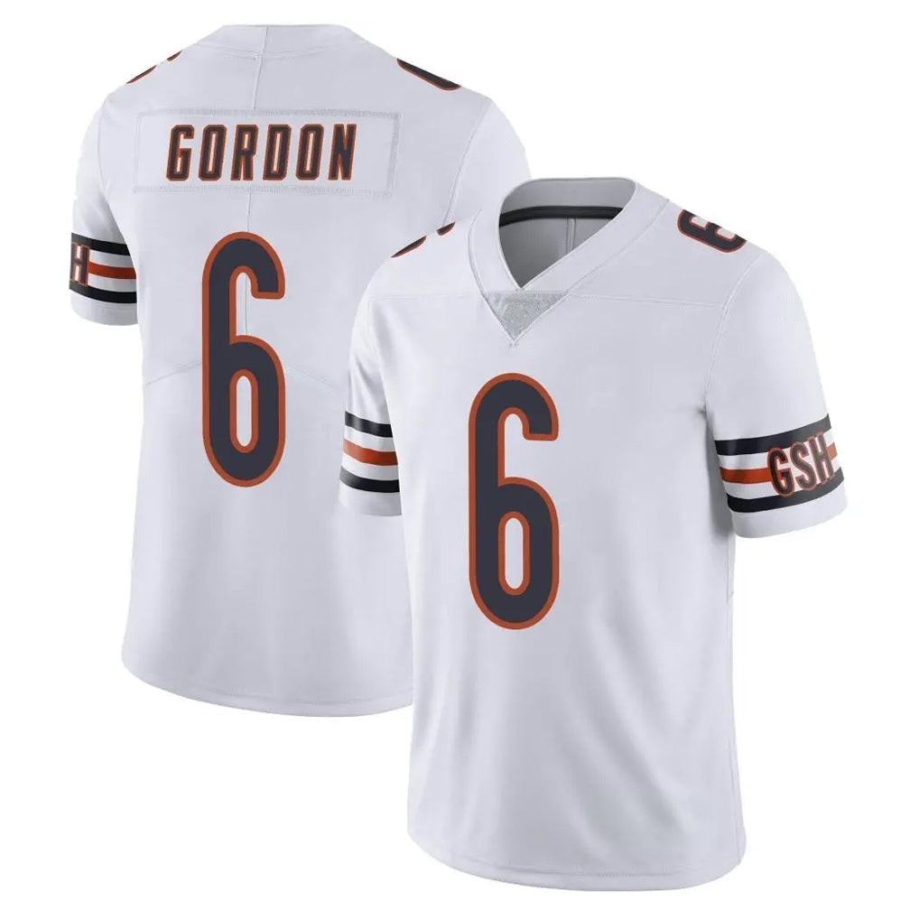 Kooe C.Bears #6 Kyler Gordon Player White Vapor Untouchable Limited Home Game Stitched Jerseys