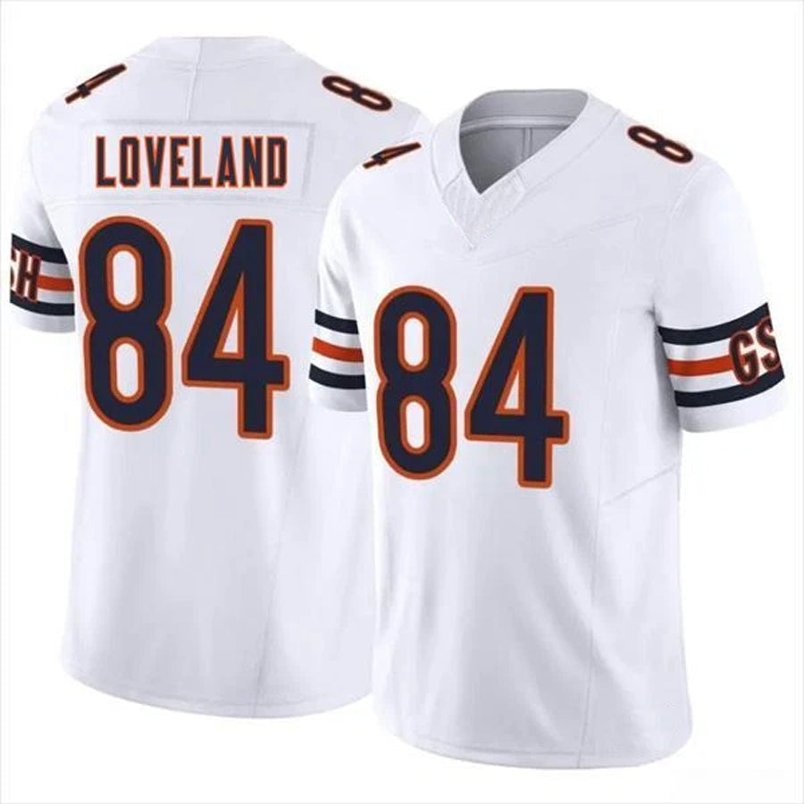 Kooe C.Bears #84 Colston Loveland Player F.U.S.E. Limited White Game  Stitched Jerseys