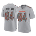 Kooe C.Bears #84 Colston Loveland Player Gray Atmosphere Fashion Game Stitched Jerseys