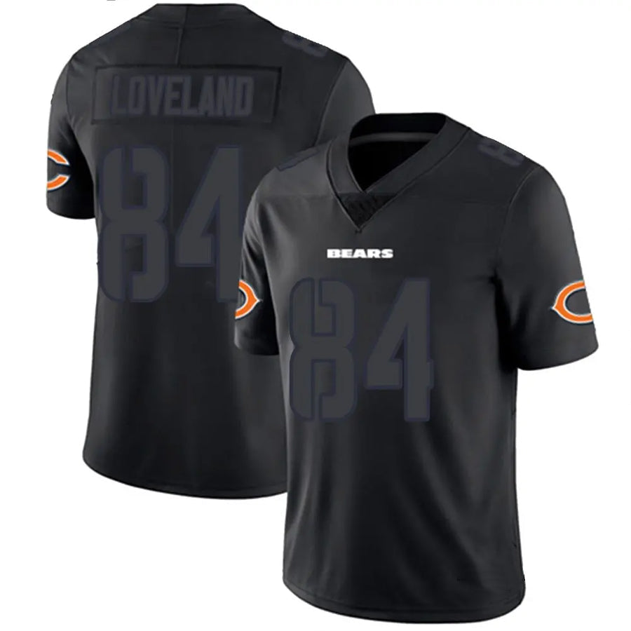 Kooe C.Bears #84 Colston Loveland Player Limited Black Impact Stitched Jerseys