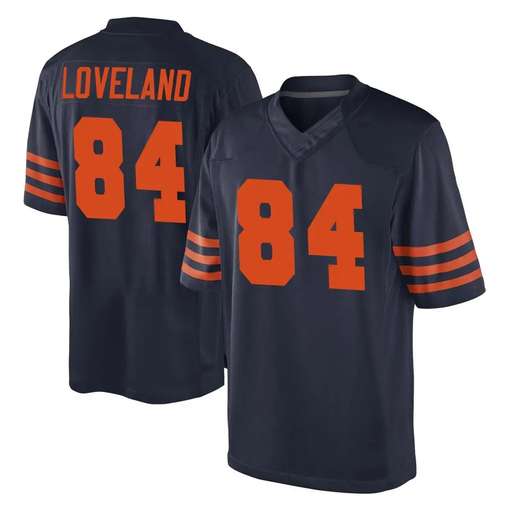 Kooe C.Bears #84 Colston Loveland Player Navy Blue Alternate Game Stitched Jerseys