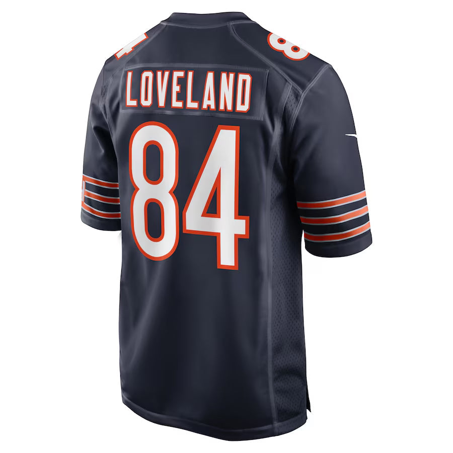 Kooe C.Bears #84 Colston Loveland Player Navy Home Game Stitched Jerseys