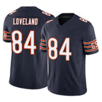 Kooe C.Bears #84 Colston Loveland Player Navy Vapor F.U.S.E. Limited Home Game Stitched Jerseys