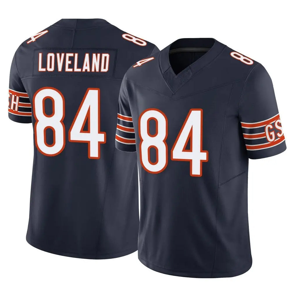 Kooe C.Bears #84 Colston Loveland Player Navy Vapor F.U.S.E. Limited Home Game Stitched Jerseys