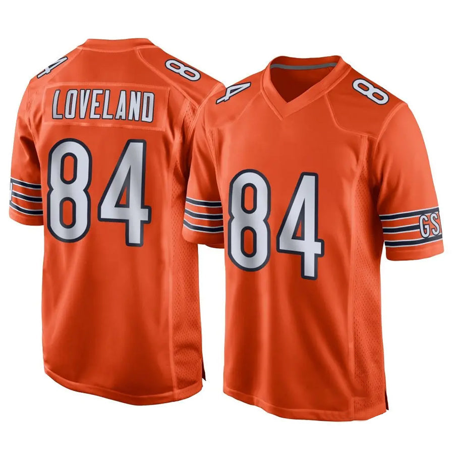 Kooe C.Bears #84 Colston Loveland Player Orange Home Game Stitched Jerseys
