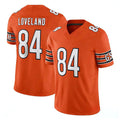 Kooe C.Bears #84 Colston Loveland Player Orange Vapor F.U.S.E. Limited Home Game Stitched Jerseys