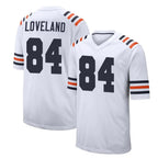Kooe C.Bears #84 Colston Loveland Player White Classic Home Game Stitched Jerseys
