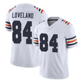 Kooe C.Bears #84 Colston Loveland Player White Classic Vapor Limited Home Game Stitched Jerseys