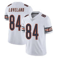 Kooe C.Bears #84 Colston Loveland Player White Vapor Untouchable Limited Home Game Stitched Jerseys