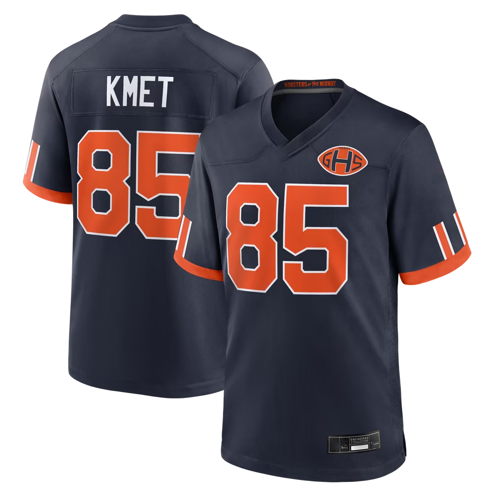 Kooe C.Bears #85 Cole Kmet Navy  2026 Rivalries Collection Game Stitched Jerseys