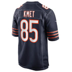 Kooe C.Bears #85 Cole Kmet Navy Player Game Jersey American Stitched Jersey
