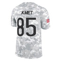 Kooe C.Bears #85 Cole Kmet Player Arctic Camo Salute to Service Limited Stitched Jerseys
