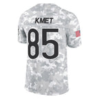 Kooe C.Bears #85 Cole Kmet Player Arctic Camo Salute to Service Limited Stitched Jerseys