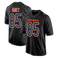 Kooe C.Bears #85 Cole Kmet Player Carbon Black Fashion Game Stitched Jerseys