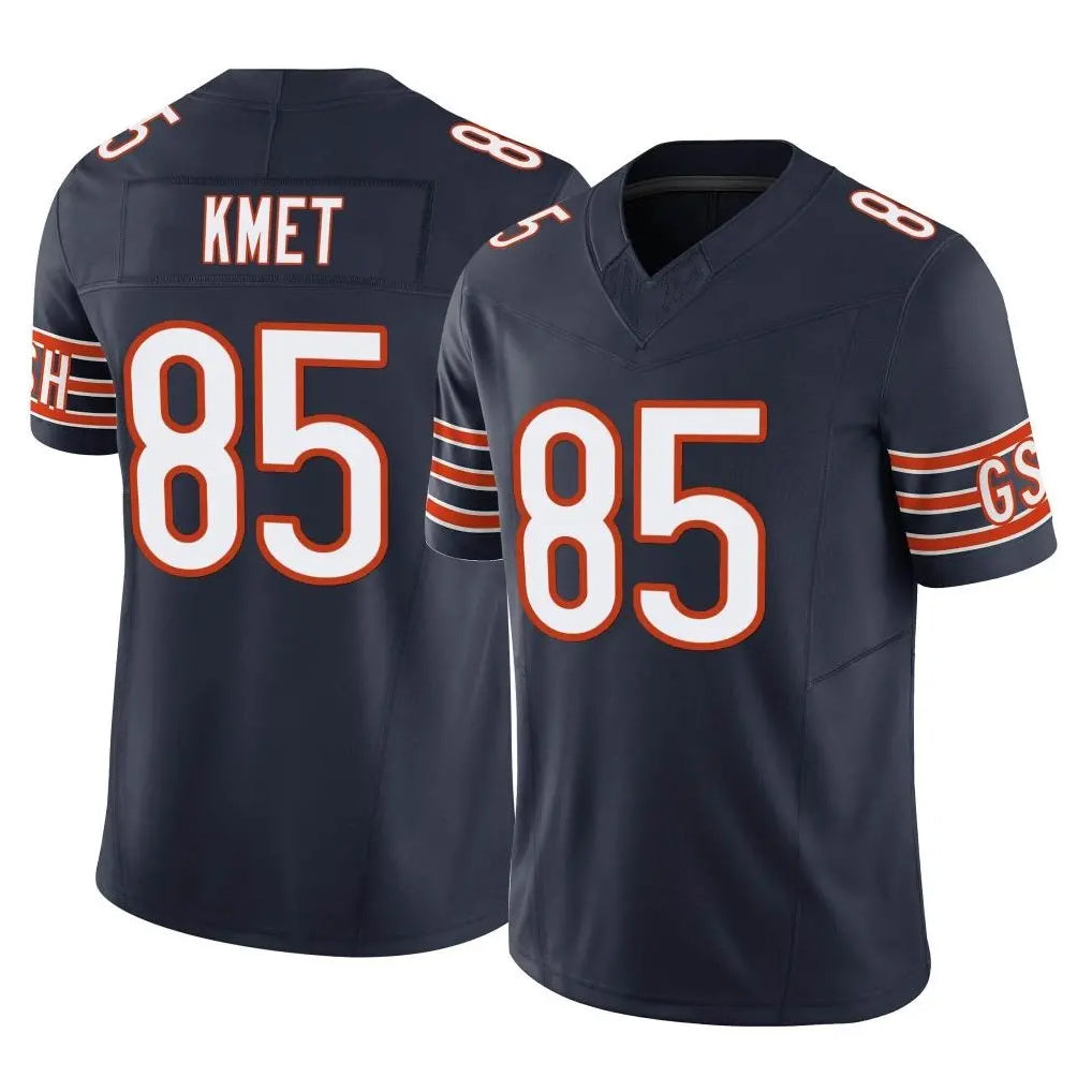 Kooe C.Bears #85 Cole Kmet Player Navy Vapor F.U.S.E. Limited Home Game Stitched Jerseys