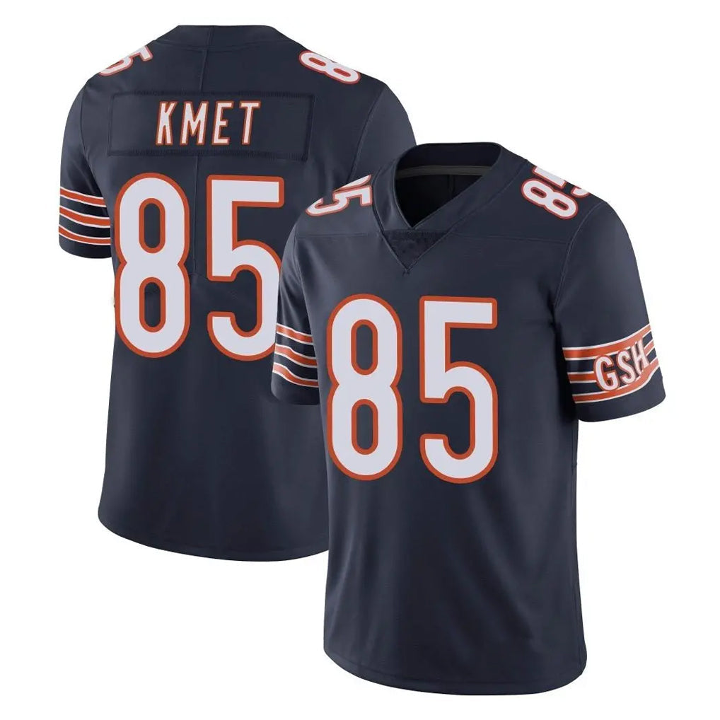 Kooe C.Bears #85 Cole Kmet Player Navy Vapor Untouchable Limited Home Game Stitched Jerseys