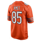 Kooe C.Bears #85 Cole Kmet Player Orange Home Game Stitched Jerseys