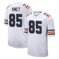 Kooe C.Bears #85 Cole Kmet Player White Classic Home Game Stitched Jerseys