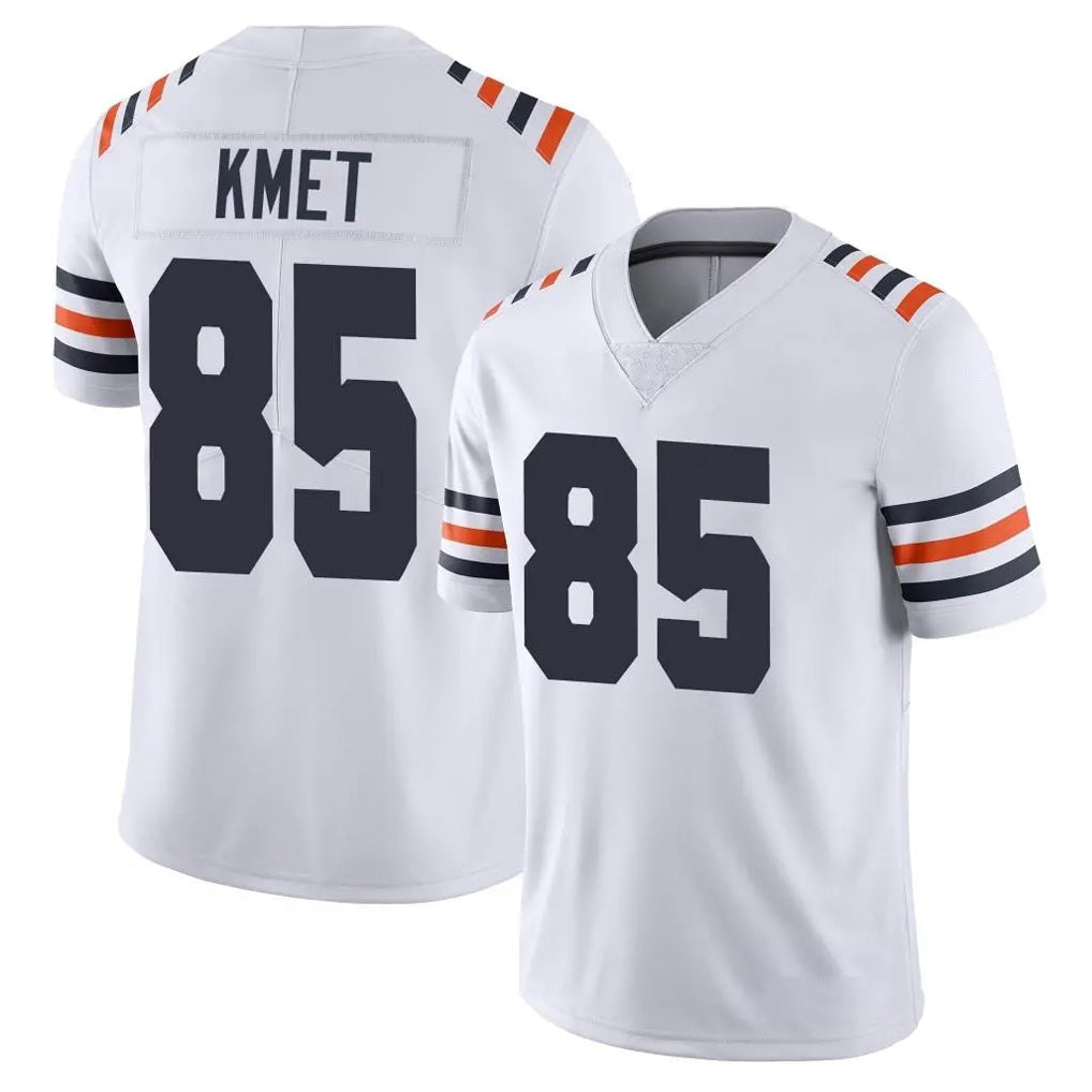 Kooe C.Bears #85 Cole Kmet Player White Classic Vapor Limited Home Game Stitched Jerseys