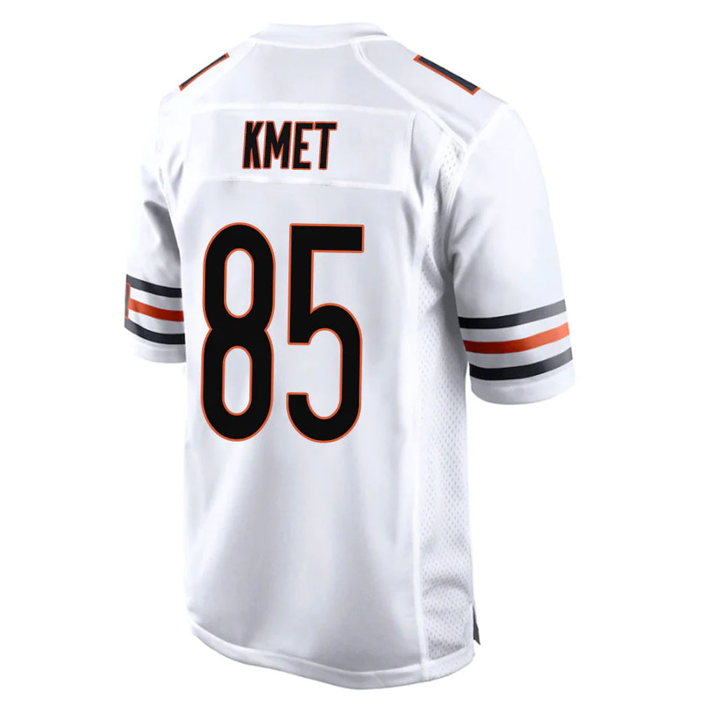 Kooe C.Bears #85 Cole Kmet Player White Home Game Stitched Jerseys