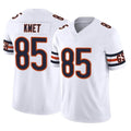 Kooe C.Bears #85 Cole Kmet Player White Vapor F.U.S.E. Limited Home Game Stitched Jerseys