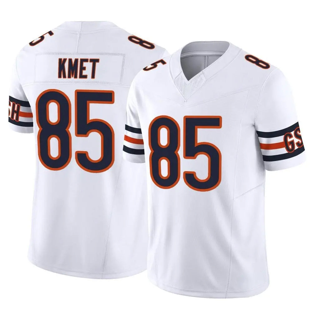 Kooe C.Bears #85 Cole Kmet Player White Vapor F.U.S.E. Limited Home Game Stitched Jerseys
