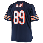 Kooe C.Bears #89 Mike Ditka Mitchell & Ness Navy Big & Tall 1966 Retired Player Replica Jersey