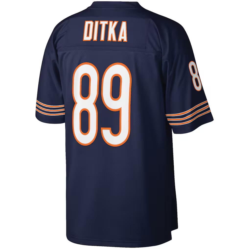 Kooe C.Bears #89 Mike Ditka Mitchell & Ness Navy Retired Player Legacy Replica Jersey