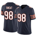 Kooe C.Bears #98 Montez Sweat Player Navy Vapor F.U.S.E. Limited Home Game Stitched Jerseys