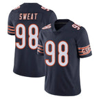 Kooe C.Bears #98 Montez Sweat Player Navy Vapor Untouchable Limited Home Game Stitched Jerseys