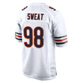 Kooe C.Bears #98 Montez Sweat Player White Home Game Stitched Jerseys