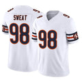 Kooe C.Bears #98 Montez Sweat Player White Vapor F.U.S.E. Limited Home Game Stitched Jerseys