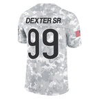 Kooe C.Bears #99 Gervon Dexter Sr. Player Arctic Camo Salute to Service Limited Stitched Jerseys