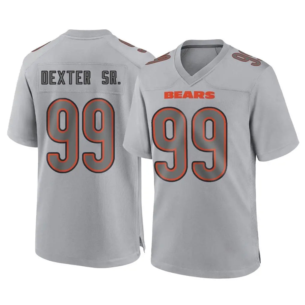 Kooe C.Bears #99 Gervon Dexter Sr. Player Gray Atmosphere Fashion Game Stitched Jerseys