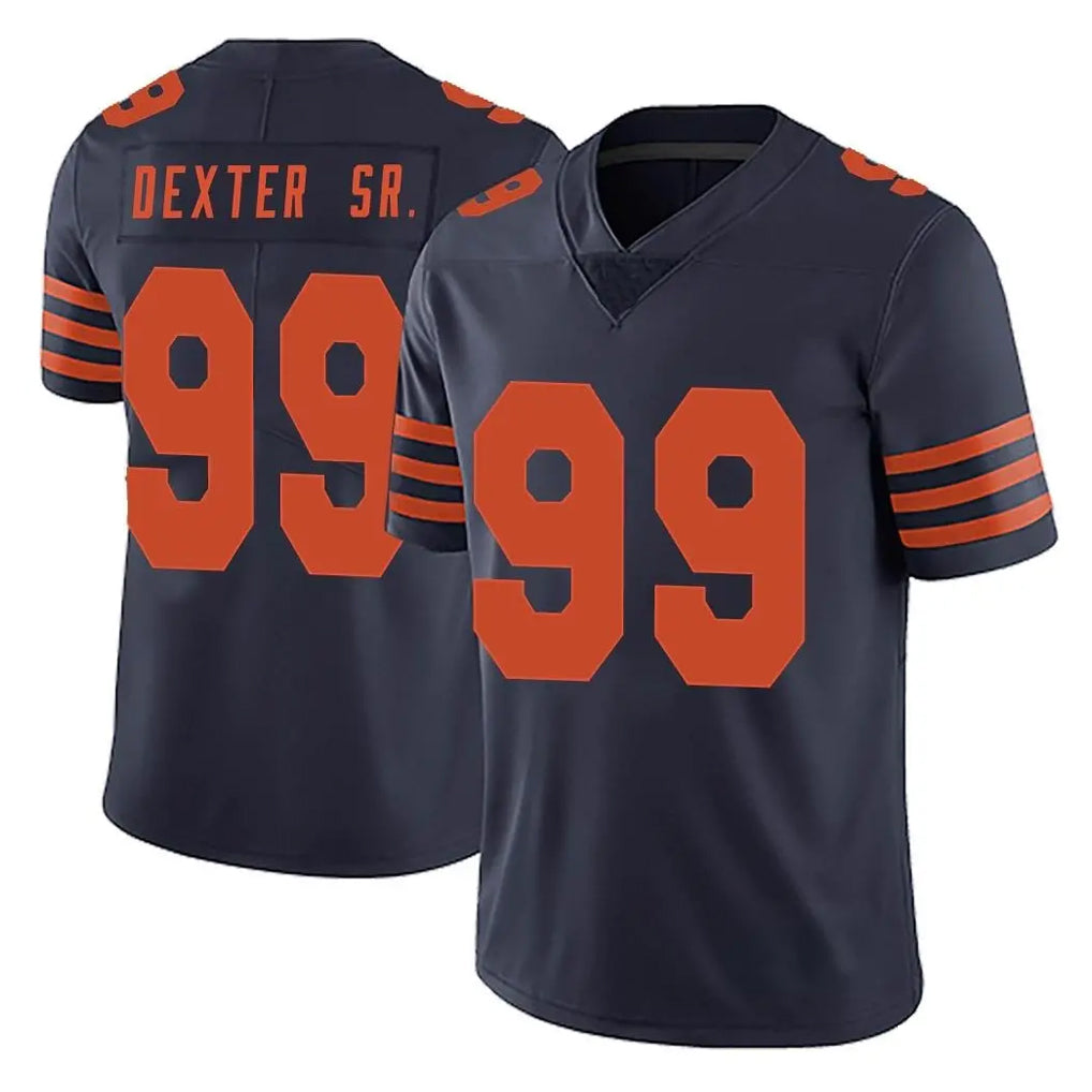 Kooe C.Bears #99 Gervon Dexter Sr. Player Navy Blue Alternate Vapor Untouchable Limited Stitched Jerseys