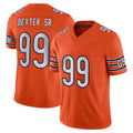 Kooe C.Bears #99 Gervon Dexter Sr. Player Orange Vapor F.U.S.E. Limited Home Game Stitched Jerseys