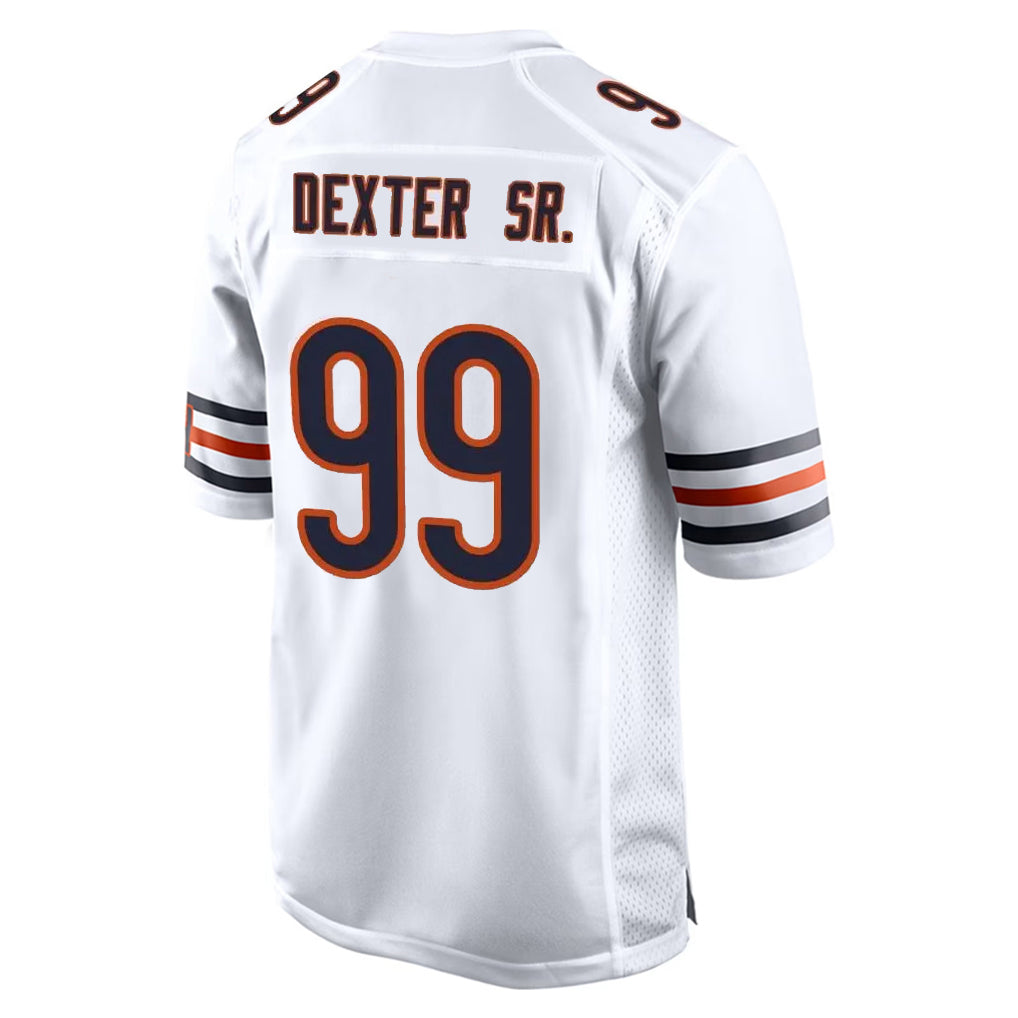 Kooe C.Bears #99 Gervon Dexter Sr. Player White Home Game Stitched Jerseys