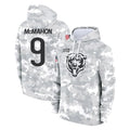 Kooe C.Bears #9 Jim McMahon Player Arctic Camo Salute to Service Pullover Hoodies Limited Stitched Jerseys