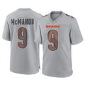 Kooe C.Bears #9 Jim McMahon Player Gray Atmosphere Fashion Game Stitched Jerseys