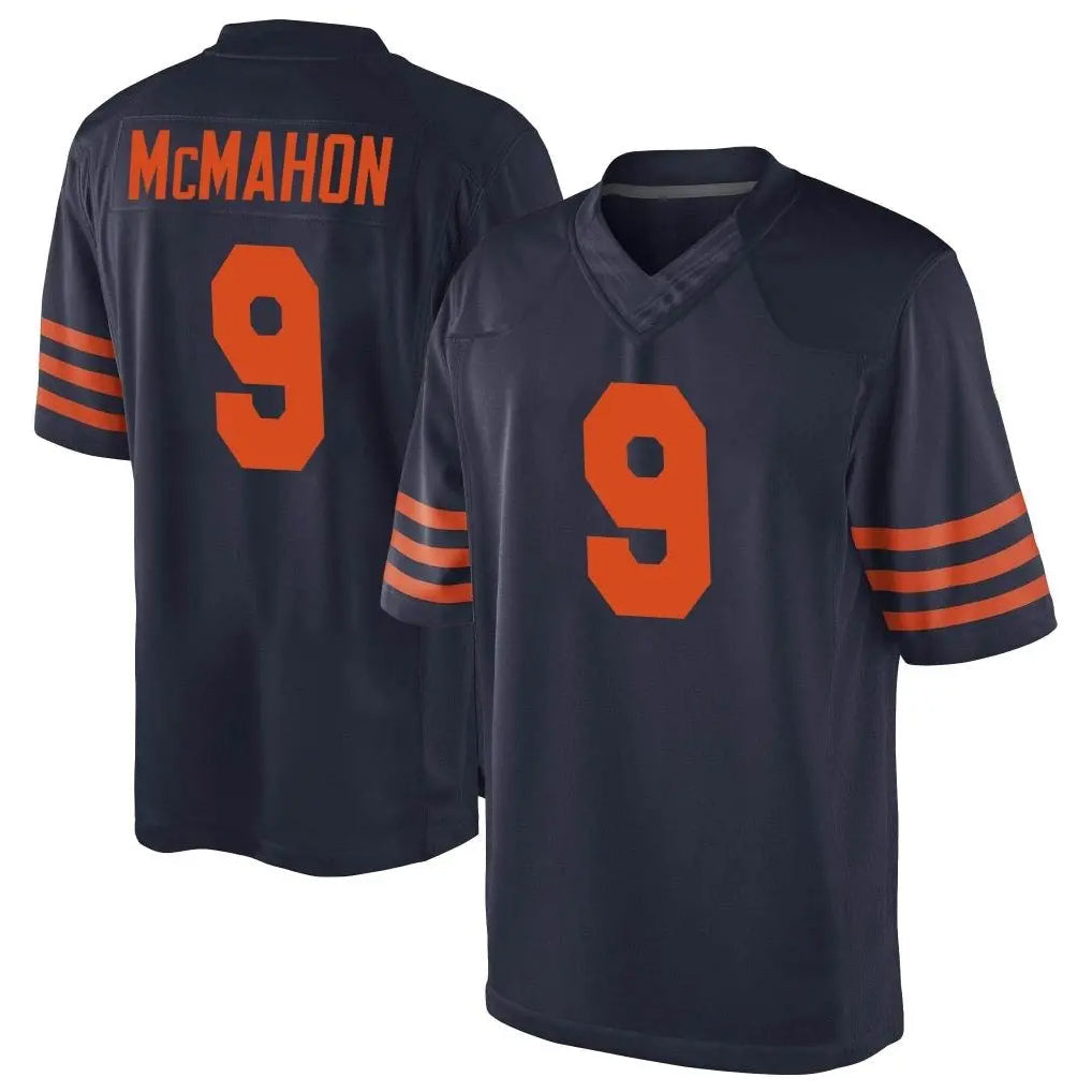 Kooe C.Bears #9 Jim McMahon Player Navy Blue Alternate Game Stitched Jerseys