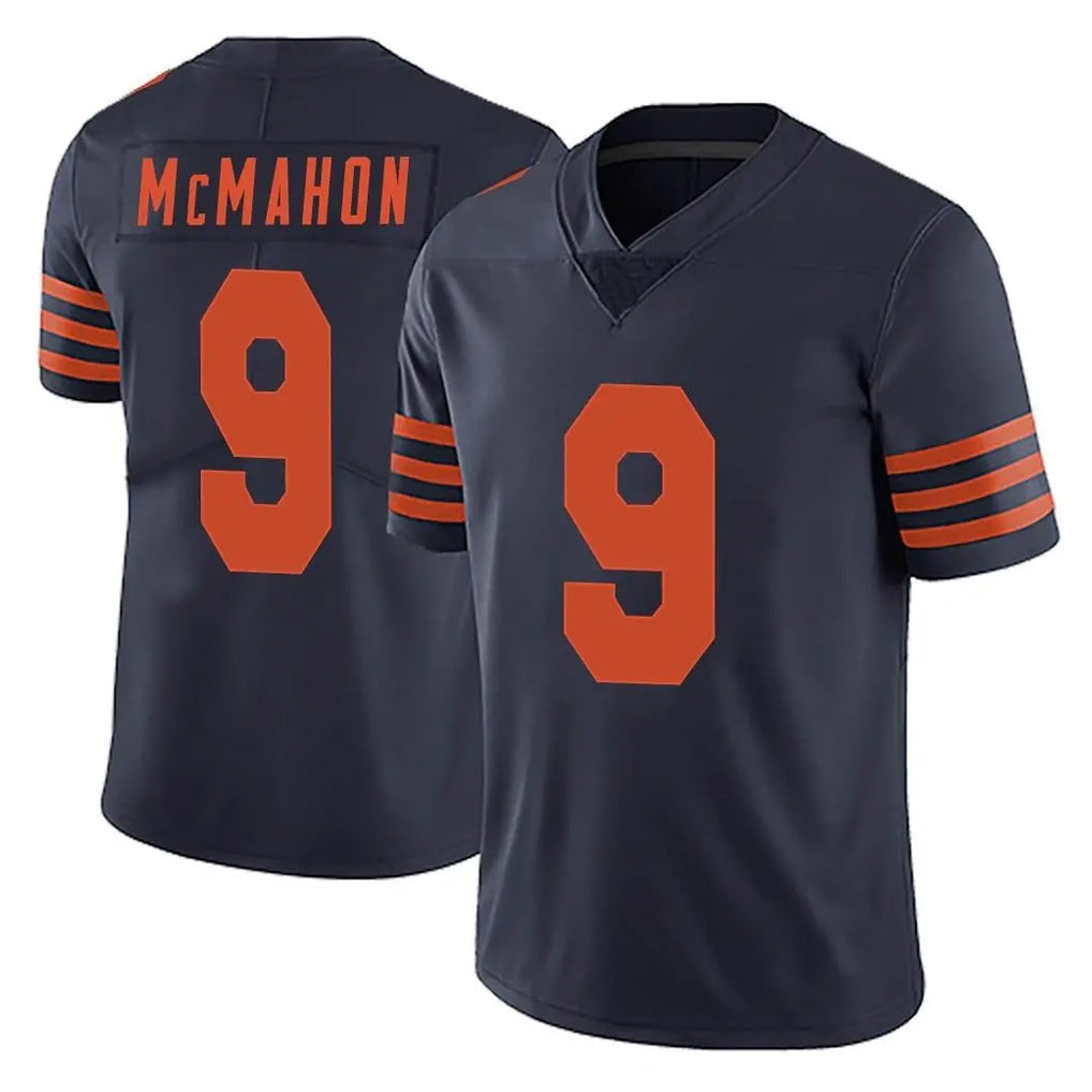 Kooe C.Bears #9 Jim McMahon Player Navy Blue Alternate Vapor Untouchable Limited Stitched Jerseys