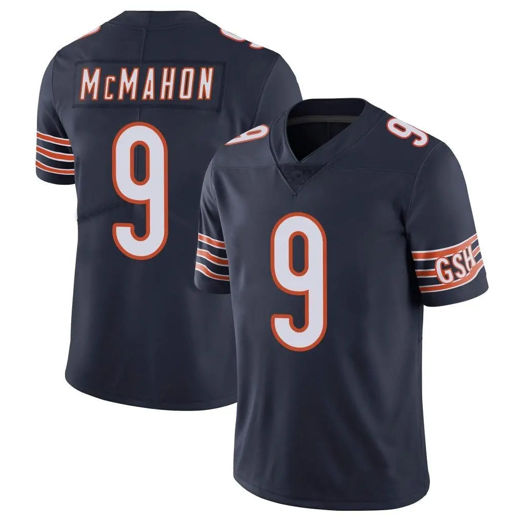 Kooe C.Bears #9 Jim McMahon Player Navy Vapor Untouchable Limited Home Game Stitched Jerseys