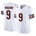 Kooe C.Bears #9 Jim McMahon Player White Vapor F.U.S.E. Limited Home Game Stitched Jerseys