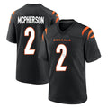 Kooe C.Bengals #2 Evan McPherson Player Black Home Game Stitched Jerseys