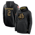 Kooe C.Bengals #2 Evan McPherson Player Black Salute to Service Pullover Hoodies Limited Stitched Jerseys