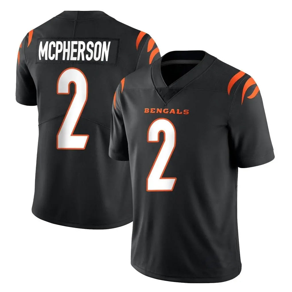 Kooe C.Bengals #2 Evan McPherson Player Black Vapor Untouchable Limited Home Game Stitched Jerseys