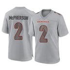 Kooe C.Bengals #2 Evan McPherson Player Gray Atmosphere Fashion Game Stitched Jerseys