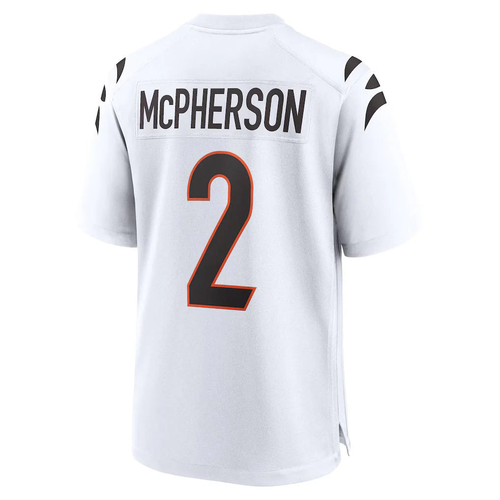 Kooe C.Bengals #2 Evan McPherson Player White Home Game Stitched Jerseys