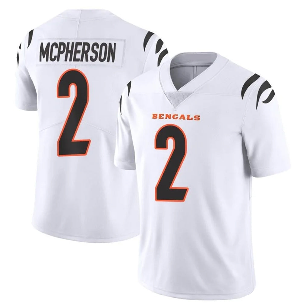 Kooe C.Bengals #2 Evan McPherson Player White Vapor Untouchable Limited Home Game Stitched Jerseys
